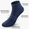 imageCHARKING 8 Pairs Ankle Socks for Women  Non Slip Cotton No Show Low Cut Casual Socks05 BlackBlackBlackBlackNavyNavyNavyNavy