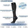 imageCHARMKING 6 PairsCompression Socks for Women ampamp Men Circulation Best Support for Nurses Running AthleticFlight Travel12 BlackBlackBlackBlackBlackBlack