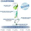 imageCHARMKING 6 PairsCompression Socks for Women ampamp Men Circulation Best Support for Nurses Running AthleticFlight Travel17 GreenWhiteRedGreenWhiteBlue