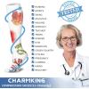 imageCHARMKING 6 PairsCompression Socks for Women ampamp Men Circulation Best Support for Nurses Running AthleticFlight Travel17 GreenWhiteRedGreenWhiteBlue