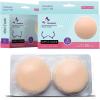 imageCHARMKING 8 Pairs Pasties Womens Reusable Adhesive Nipple Covers Invisible Round Silicone Cover Concealers Beige