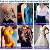 imageCHARMKING 8 Pairs Pasties Womens Reusable Adhesive Nipple Covers Invisible Round Silicone Cover Concealers Beige