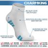 imageCHARMKING Compression Socks for Women ampamp Men Circulation 1520 mmHg is Best for Athletic Running Cycling Nurse Daily Wear05 BlackBlue