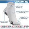 imageCHARMKING Compression Socks for Women ampamp Men Circulation 1520 mmHg is Best for Athletic Running Cycling Nurse Daily Wear08 BlackGreen