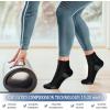 imageCHARMKING Compression Socks for Women ampamp Men Circulation 1520 mmHg is Best for Athletic Running Cycling Nurse Daily Wear08 BlackGreen