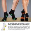 imageCHARMKING Compression Socks for Women ampamp Men Circulation 1520 mmHg is Best for Athletic Running Cycling Nurse Daily Wear08 BlackGreen