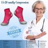 imageCHARMKING Compression Socks for Women ampamp Men Circulation 1520 mmHg is Best for Athletic Running Cycling Nurse Daily Wear11 NavyWhite