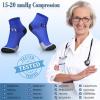 imageCHARMKING Compression Socks for Women ampamp Men Circulation 1520 mmHg is Best for Athletic Running Cycling Nurse Daily Wear13 GreenWhite