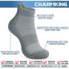 imageCHARMKING Compression Socks for Women ampamp Men Circulation 1520 mmHg is Best for Athletic Running Cycling Nurse Daily Wear16 GrayWhite