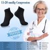 imageCHARMKING Compression Socks for Women ampamp Men Circulation 1520 mmHg is Best for Athletic Running Cycling Nurse Daily Wear16 GrayWhite