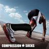 imageCHARMKING Compression Socks for Women ampamp Men Circulation 3 Pairs 1520 mmHg is Best Support for Athletic Running Cycling03 BlackWhiteGray