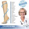 imageCHARMKING Compression Socks for Women ampamp Men Circulation 3 Pairs 1520 mmHg is Best Support for Athletic Running Cycling04 NudeNudeNude
