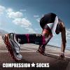 imageCHARMKING Compression Socks for Women ampamp Men Circulation 3 Pairs 1520 mmHg is Best Support for Athletic Running Cycling11 BlackBluePink