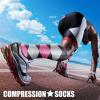 imageCHARMKING Compression Socks for Women ampamp Men Circulation 3 Pairs 1520 mmHg is Best Support for Athletic Running Cycling13 GreyPinkGrey