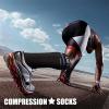 imageCHARMKING Compression Socks for Women ampamp Men Circulation 3 Pairs 1520 mmHg is Best Support for Athletic Running Cycling18 BlackBlackBlack