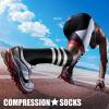 imageCHARMKING Compression Socks for Women ampamp Men Circulation 3 Pairs 1520 mmHg is Best Support for Athletic Running Cycling25 WhitePinkGreen