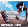 imageCHARMKING Compression Socks for Women ampamp Men Circulation 3 Pairs 1520 mmHg is Best Support for Athletic Running Cycling26 GreyGreyGrey