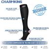 imageCHARMKING Compression Socks for Women ampamp Men Circulation 3 Pairs 1520 mmHg is Best Support for Athletic Running Cycling27 GreyPinkBlue