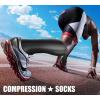imageCHARMKING Compression Socks for Women ampamp Men Circulation 3 Pairs 1520 mmHg is Best Support for Athletic Running Cycling28 BlackPinkBlue