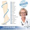 imageCHARMKING Compression Socks for Women ampamp Men Circulation 3 Pairs 1520 mmHg is Best Support for Athletic Running Cycling38 BlackYellowPink