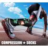 imageCHARMKING Compression Socks for Women ampamp Men Circulation 3 Pairs 1520 mmHg is Best Support for Athletic Running Cycling39 GreenRedBlue