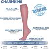 imageCHARMKING Compression Socks for Women ampamp Men Circulation 8 Pairs 1520 mmHg is Best Support for Athletic RunningHiking04 BlackBlackBlackGreyPink