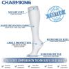 imageCHARMKING Compression Socks for Women ampamp Men Circulation 8 Pairs 1520 mmHg is Best Support for Athletic RunningHiking09 BlackBlackWhiteGreyBeige