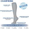 imageCHARMKING Compression Socks for Women ampamp Men Circulation 8 Pairs 1520 mmHg is Best Support for Athletic RunningHiking09 GreyGreyGreyGreyGrey