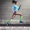 imageCHARMKING Compression Socks for Women ampamp Men Circulation 8 Pairs 1520 mmHg is Best Support for Athletic RunningHiking18 PinkRainbowCyanWhiteBlue
