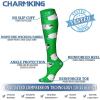 imageCHARMKING Compression Socks for Women ampamp Men Circulation 8 Pairs 1520 mmHg is Best Support for Athletic RunningHiking22 YellowBlackBlueBlackRed
