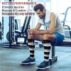 imageCHARMKING Compression Socks for Women ampamp Men Circulation 8 Pairs 1520 mmHg is Best Support for Athletic RunningHiking25 BlackBlackBlackBlueBlue