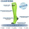 imageCHARMKING Compression Socks for Women ampamp Men Circulation 8 Pairs 1520 mmHg is Best Support for Athletic RunningHikingBlackBlackBlueBlueGreen
