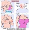 imageCHARMKING Nipple Covers 4 Pairs for Women Reusable Adhesive Nipple Coverings Invisible Pasties Silicone Cover