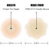 imageCHARMKING Nipple Covers 4 Pairs for Women Reusable Adhesive Nipple Coverings Invisible Pasties Silicone Cover