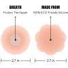 imageCHARMKING Pasties Nipple Covers 4 Pairs for Women Reusable Adhesive Silicone Nipple Covers No ShowPink
