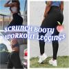 imageCHARMKING TIK Tok Leggings for Women High Waist Butt Lifting Yoga Pants Tummy Control Slimming Booty Leggings Black Large