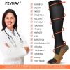imageFEYHAY Copper Compression Socks 8 Pairs 1520 mmHg Circulation is Best Athletic ampamp Daily for Men ampamp Women Running Climbing02 BlackBeigeWhite