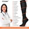 imageFEYHAY Copper Compression Socks 8 Pairs 1520 mmHg Circulation is Best Athletic ampamp Daily for Men ampamp Women Running Climbing04 BlackBlackBlack