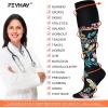 imageFEYHAY Copper Compression Socks 8 Pairs 1520 mmHg Circulation is Best Athletic ampamp Daily for Men ampamp Women Running Climbing08 Colour Mixture