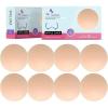 imageCHARMKING Nipple Covers 4 Pairs for Women Reusable Adhesive Nipple Coverings Invisible Pasties Silicone Cover