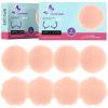 imageCHARMKING Pasties Nipple Covers 4 Pairs for Women Reusable Adhesive Silicone Nipple Covers No ShowPink