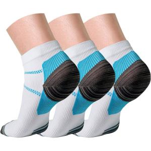 imageCHARMKING Compression Socks for Women ampamp Men Circulation 1520 mmHg is Best for Athletic Running Cycling Nurse Daily Wear04 WhiteBlue