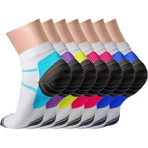 imageCHARMKING Compression Socks for Women ampamp Men Circulation 1520 mmHg is Best for Athletic Running Cycling Nurse Daily Wear07 BluePurple