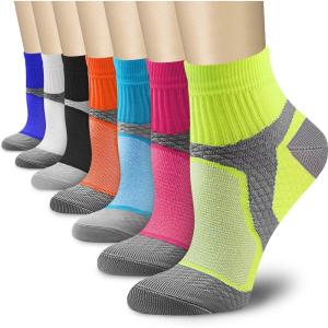 imageCHARMKING Compression Socks for Women ampamp Men Circulation 1520 mmHg is Best for Athletic Running Cycling Nurse Daily Wear10 PinkNavy