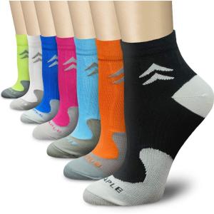 imageCHARMKING Compression Socks for Women ampamp Men Circulation 1520 mmHg is Best for Athletic Running Cycling Nurse Daily Wear11 NavyWhite