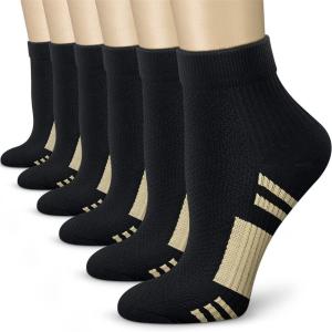 imageCHARMKING Compression Socks for Women ampamp Men Circulation 1520 mmHg is Best for Athletic Running Cycling Nurse Daily Wear17 BeigeBlack