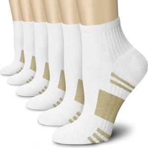 imageCHARMKING Compression Socks for Women ampamp Men Circulation 1520 mmHg is Best for Athletic Running Cycling Nurse Daily Wear18 BeigeWhite